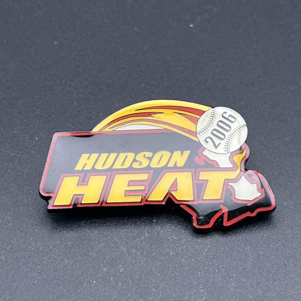 2006 Hudson‎ Heat Baseball Lapel Hat Pin